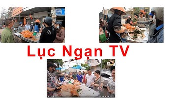 Luc Ngạn TV | video đầu tiên về Lục Ngạn - Quán lợn quay ngon nhất lục ngạn anh hải sapa tv đã test