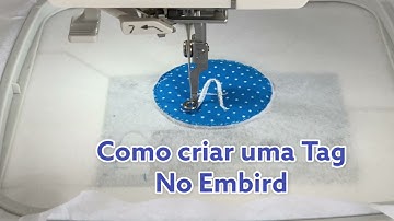 Convite para a live - como criar tag e molduras no programa Embird