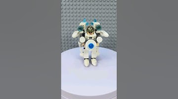 lego Hardsuit version 2# White Armor #legomech  #LegoTutorial #legoBuild