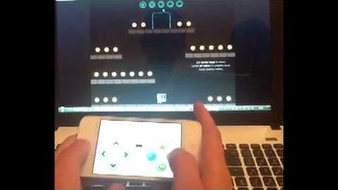 iPhone virtual gamepad testing