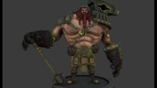 God of the Forge turntable render