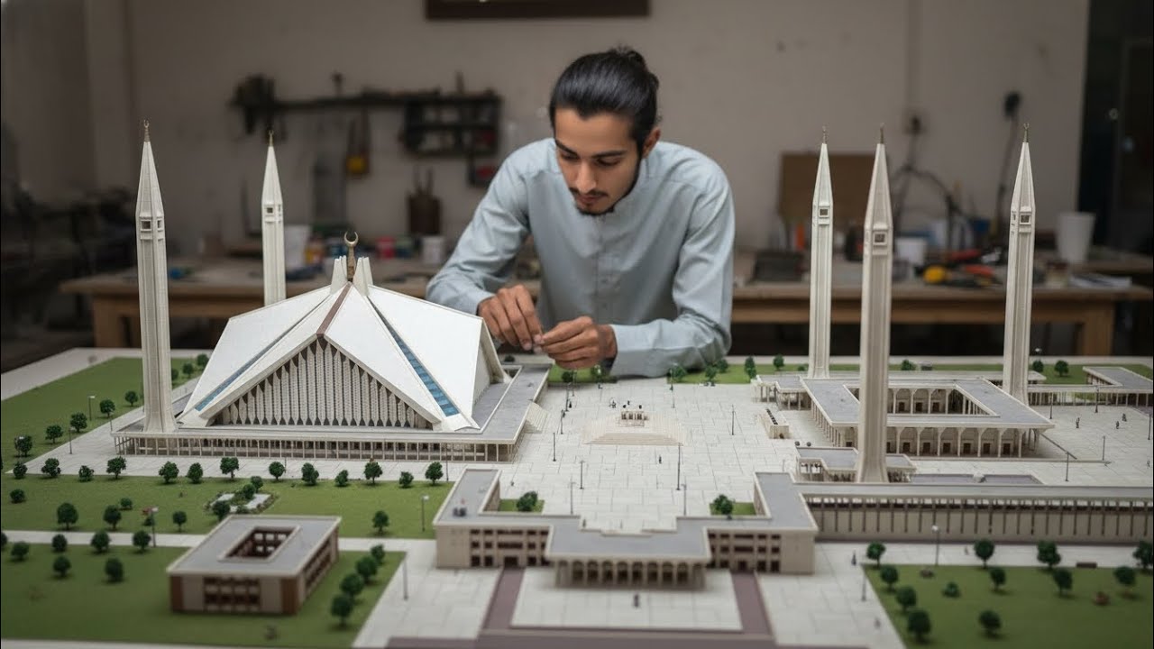 Crafting Miniature Islamic Architecture | Handcrafted Scale Models in Detail