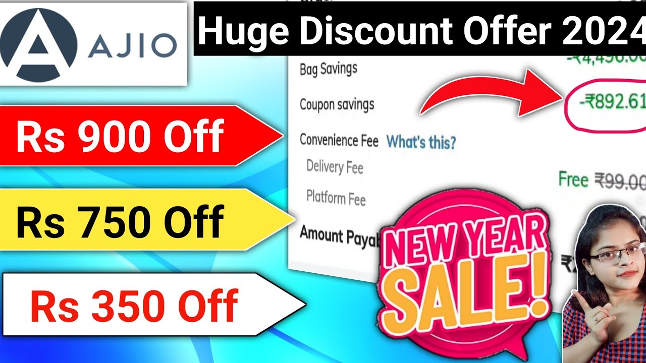 Ajio Rs 900 Off🔥ajio coupon code 2024 l ajio coupon code 2023 l ajio offers today l ajio coupon