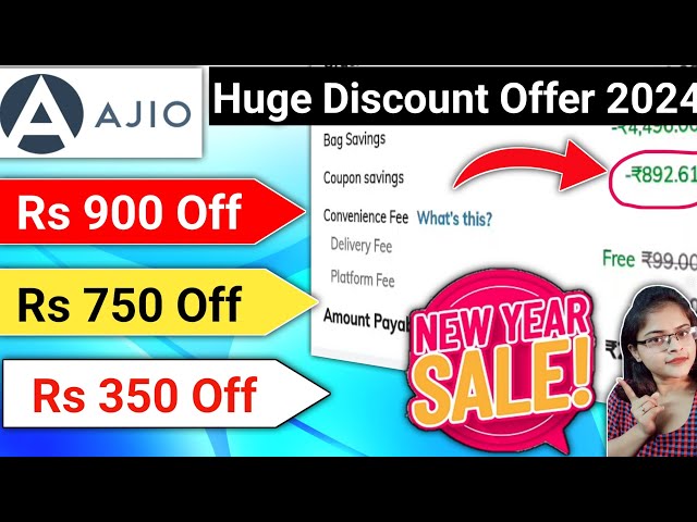 Ajio Rs 900 Off ajio coupon code 2024 l ajio coupon code 2023 l ajio offers  today l ajio coupon code 
