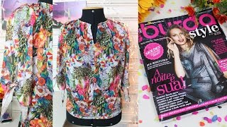 BLUSA COM LAÇO NA MANGA – MÃE BÁSICA E CONFORTÁVEL