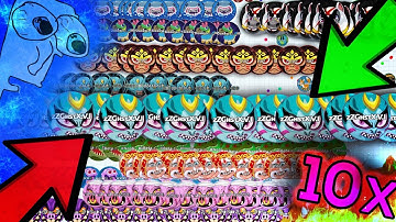 FIRST EVER DECUPLE (10x) LINESPLIT IN AGARIO!! // KING OF POPSPLITS // SECRET SKINS??! (Agar.io)