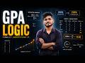 How to Calculate CGPA &amp; SGPA with Logic