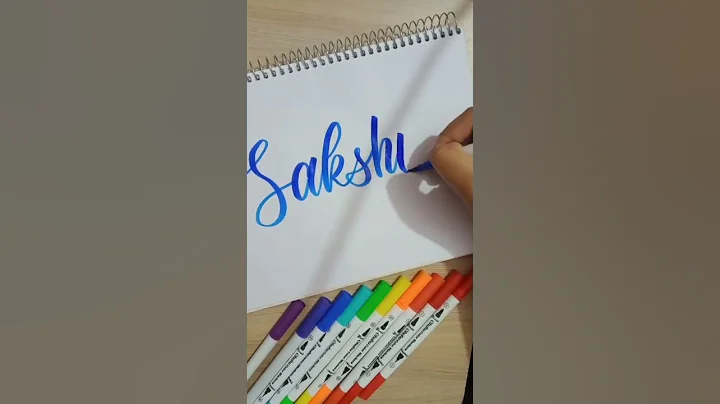 Brush lettering my subscribers name! subscribe for your name to be written! #calligraphy #brushpen