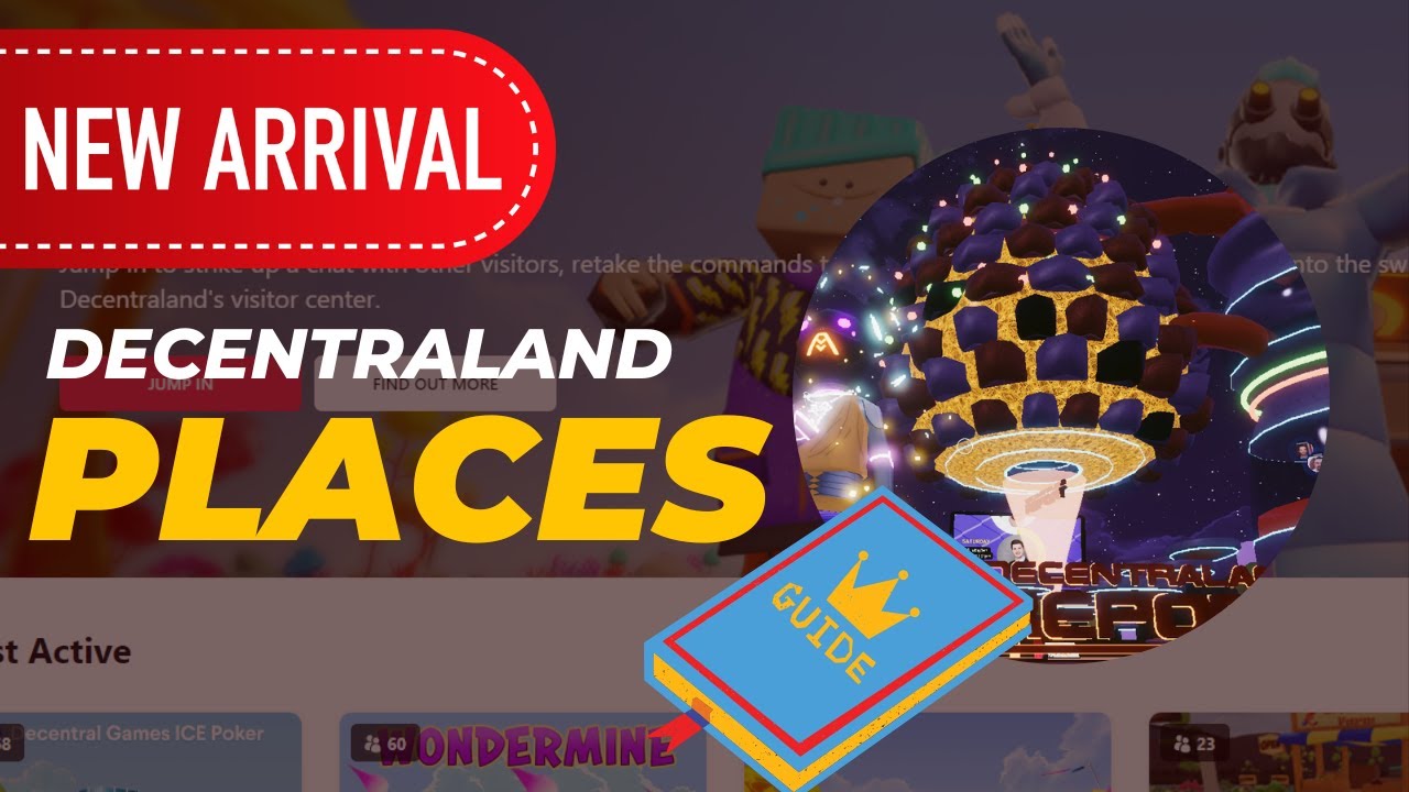 Decentraland Releases the top Places on a NEW webpage #decentraland #metaverse #news #shorts