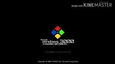 Hidden Windows 3000 Embedded 10E3100 B.C. Startup Sound
