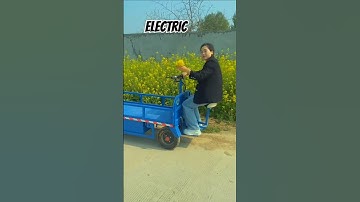 Electric flatbed trucks 🚒 , One machine for multiple uses saves time effort labor & manpower #shorts