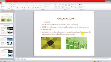 MEMS Applications (MEMS & NANO TECHNOLOGY) By Mr. Vibhu Goyal