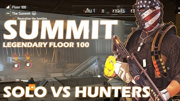 LEGENDARY SUMMIT: Floor 100 Solo vs Hunters, Build and Gameplay Reaction