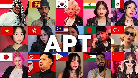 APT - Rosé & Bruno Mars : Who Sung It better (25 different countries) Re-Upload
