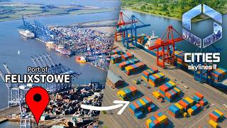 Using the BRIDGES AND PORTS DLC to create the BEST UK PORT in CITIES SKYLINES 2!!!!!