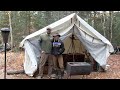 breaking camp for winter at our remote off-grid wilderness property