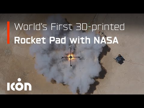 World's First 3D-printed Rocket Pad | Artemis Generation Students + NASA + ICON