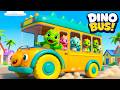 Wheels on the Bus 🚌🦖 | Beep Beep! Dino Bus Song for Kids | Danny Dino