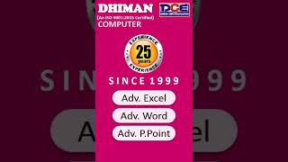 Adv Excel, Adv Word, Adv P.Point