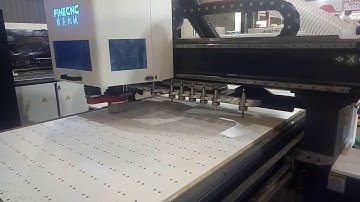 FINECNC 2018 New Design 12 Tools Linear ATC CNC Router with Fast speed work