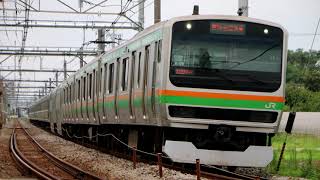 【E231系 全区間走行音】 821M 普通 高崎 上野ー高崎
