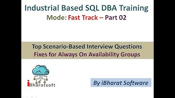 28. Top Scenario-Based Interview Question & Fixes for Availability Group in Hindi | #ibharatsoftware