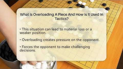 What Is Overloading A Piece And How Is It Used In Tactics? - The Board Game Xpert