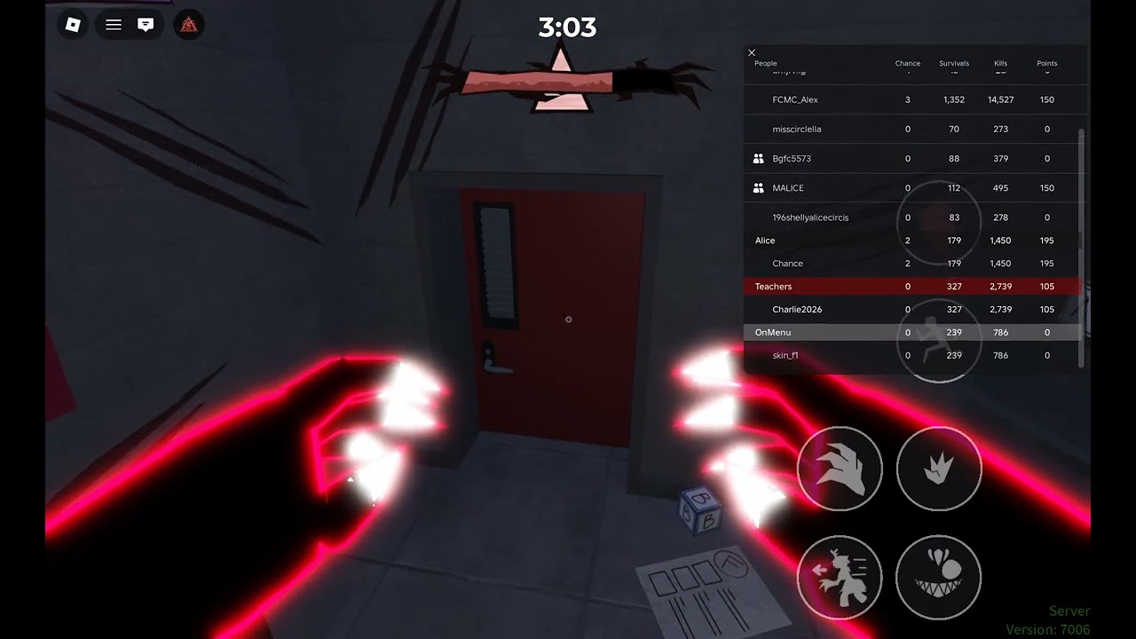 JSAB thavel (me) got stuck in her office (it's a bug in FPE:S) during Alice night.