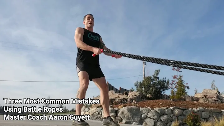 Top Three Battle Ropes Mistakes with Battle Rope Master Coach Aaron Guyett