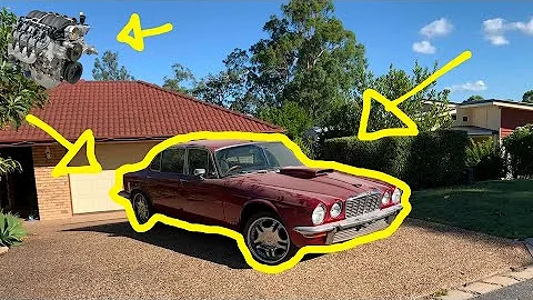First Start In 10 YEARS Jaguar XJ6 With 350 Chev Swap