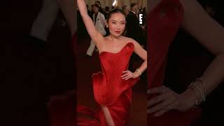 A moment for Li Jun Li's DRESS! ❤️ #Glambot #Oscars2026 #SinnersMovie