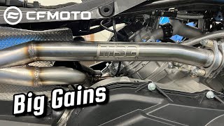 Huge Power Gain for CFMOTO CFORCE 800 with MSC Headers & New Tune