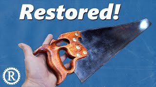 Restore a vintage handsaw and get working NOW!