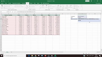 (Ejercicio 19) Funciones BuscarV, Si.error, Coincidir...