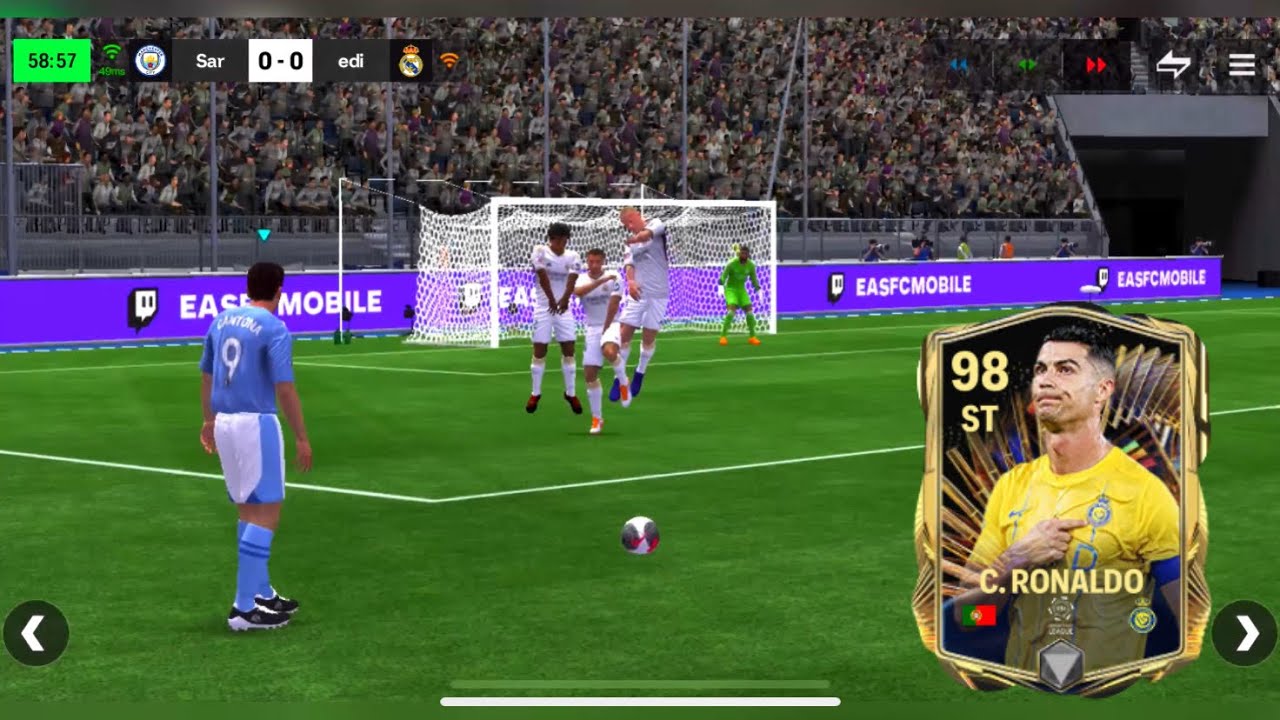 Fc mobile | ea fc mobile cr7 H2H match - football gameplay : Fifa ...