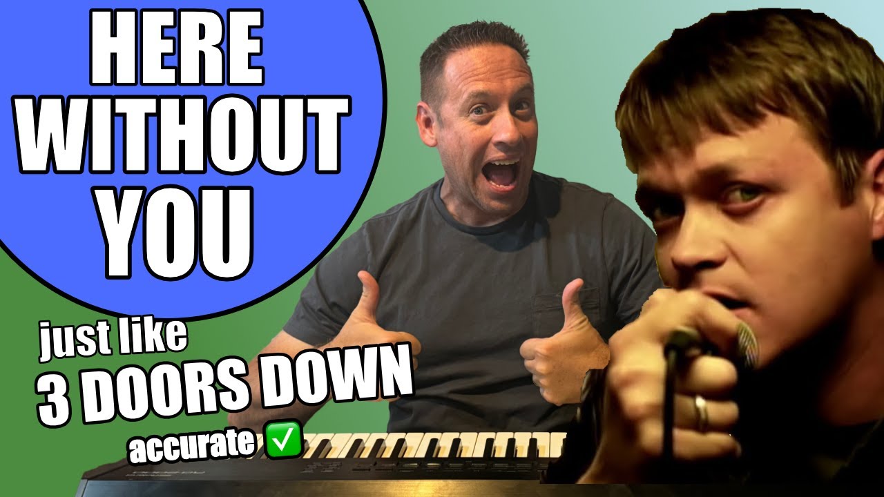 A Different Way To Learn Piano | Here Without You Three Doors Down | Web Piano Teacher Shawn Cheek