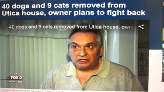 40 dogs and 9 cats removed from Utica house, owner plans to fight back