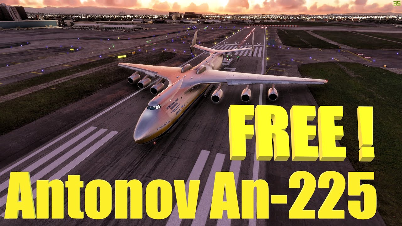 You can now fly an Antonov AN-225 in Microsoft Flight Simulator