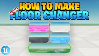 How to Make a Grid Floor Changer in UEFN | Like 7PANS (100% FREE)
