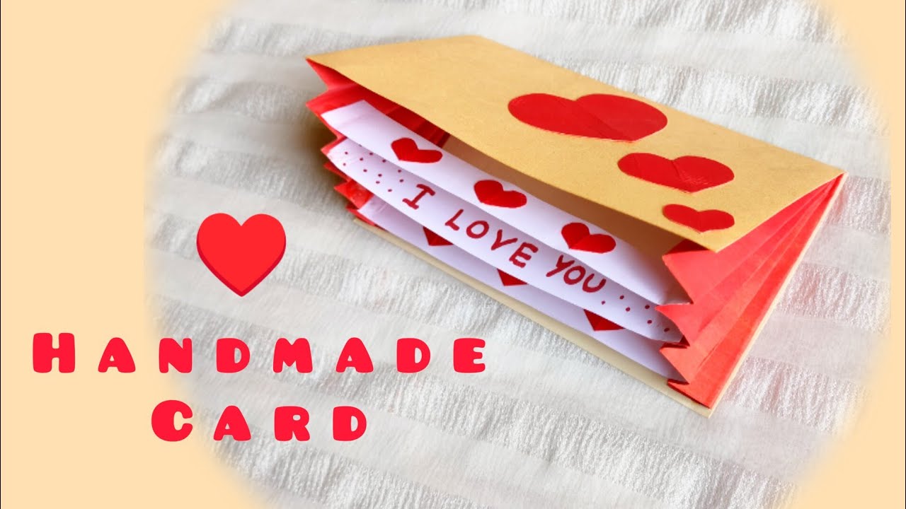 DIY - handmade love card ♥️ | card making ideas | how to make birthday ...