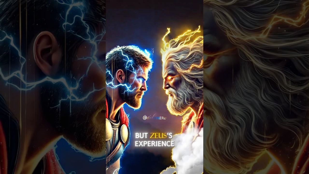 Can THOR ⛈️ really defeat ZEUS⚡?! 🤔 | Mythology #mythology #thor #zeus