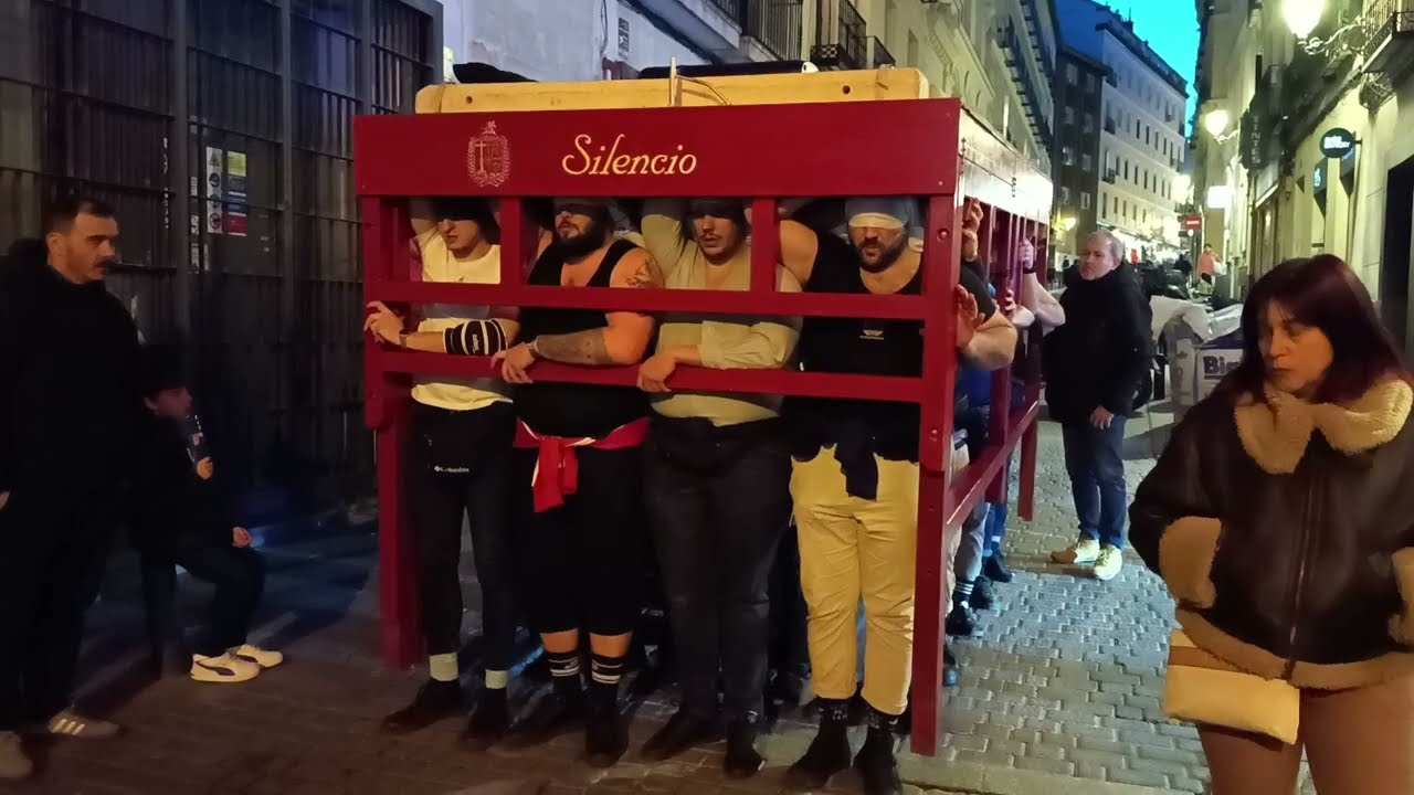 Ensayo 1º del misterio de Nuestro Padre Jesús del Perdón. Hermandad del Silencio de Madrid 2026.