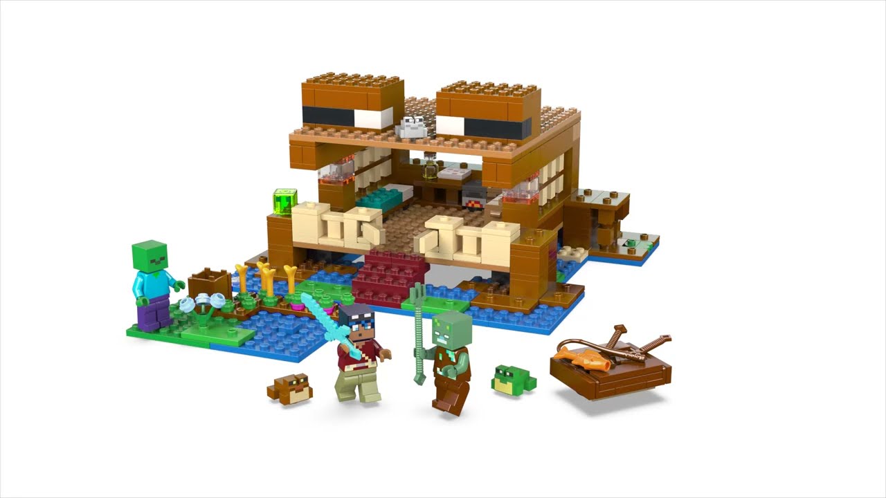 LEGO® Minecraft® Kurbağa Evi 21256 - 8 Yaş ve Üzeri Macera