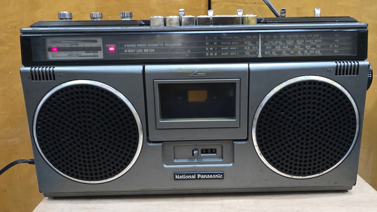 Antigua Radio Cassette National Panasonic | Cuotas sin interés