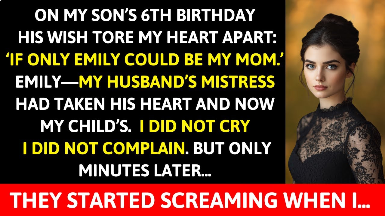 On My Son’s Birthday—He Wished My Husband’s Mistress Could Be His Mother, But They Started Screaming