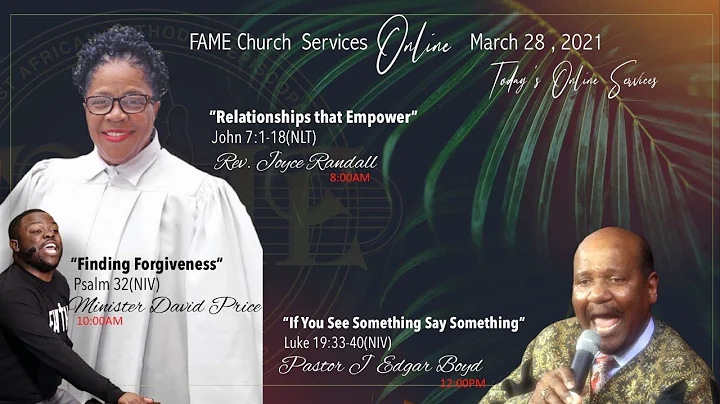 March 28, 2021 8:00AM "Relationships that Empower"