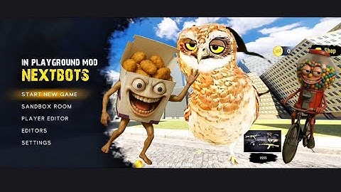 Nextbots in New playground mod updated new 9.2.11 unlocked every character chasing nextbots