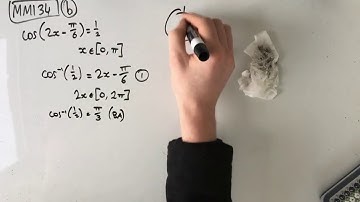 MM134 Maths Methods Fortify Study Guide - "Solving a trig equation"