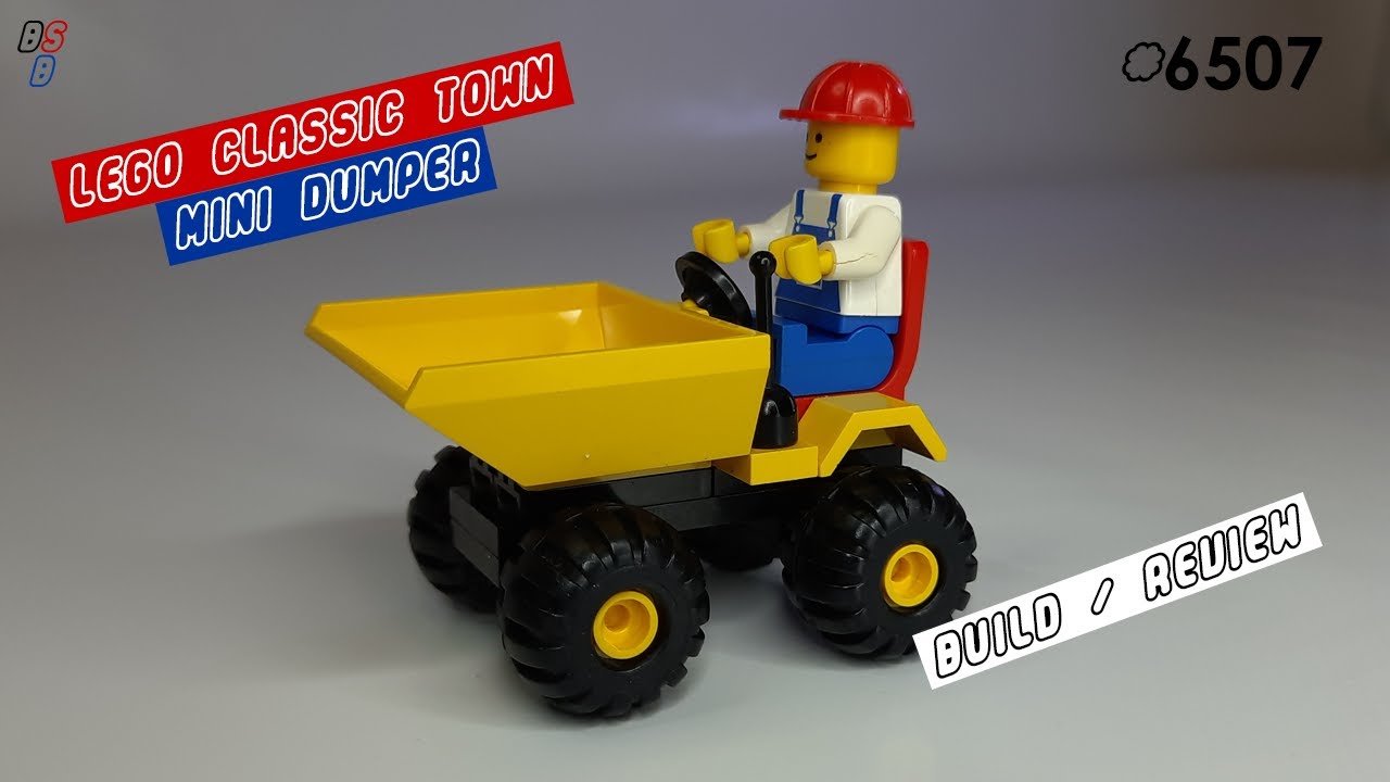 LEGO CLASSIC TOWN 6507 Mini Dumper - Speed Build - Retro Lego Builds - 1989 Set