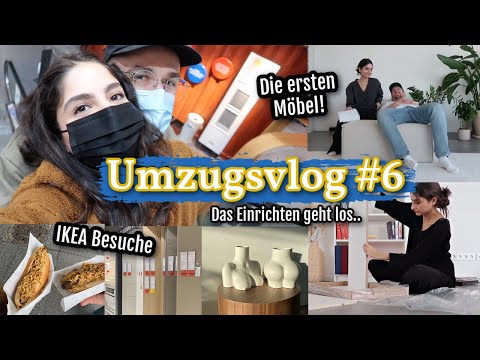 UMZUGSVLOG #6 : IKEA Besuche & neue Möbel - das Einrichten geht los!